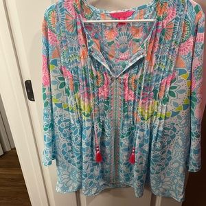 Lilly Pulitzer Multicolor Tunic Top